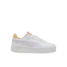 PUMA Carina Street Lacey Lace Up Youth Girls White Sneakers Casual Shoes 400884