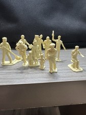 Vintage Marx Airport Playset Figures Lot of 10 Workers Travelers 1950s