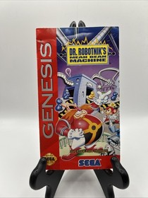 Dr. Robotnik's Mean Bean Machine (Sega Genesis, 1993) CIB Complete Tested Nice