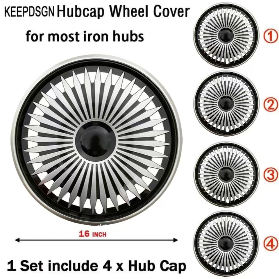 4Pcs Hubcap Wheel 16" Rim Cover Hub Cap For Steel Wheel For Scion XB 2008-2015 Foto 2 de 4