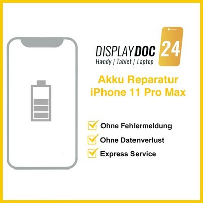 Akku Reparatur für Original Apple iPhone 11 Pro Max ohne Fehler Freiburg&Versand