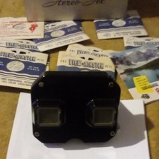View-Master Stereo Set Viewer w/ Assorted Reels Box Vintage 1955