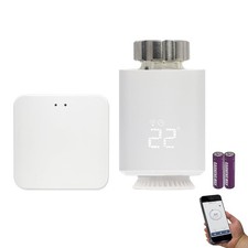 Smart TRV Radiator Thermostat Valve WiFi Zigbee Starter Kit with Hub