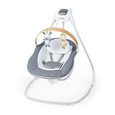 Ingenuity Simple Comfort Compact Baby Swing with Wood Toy Bar