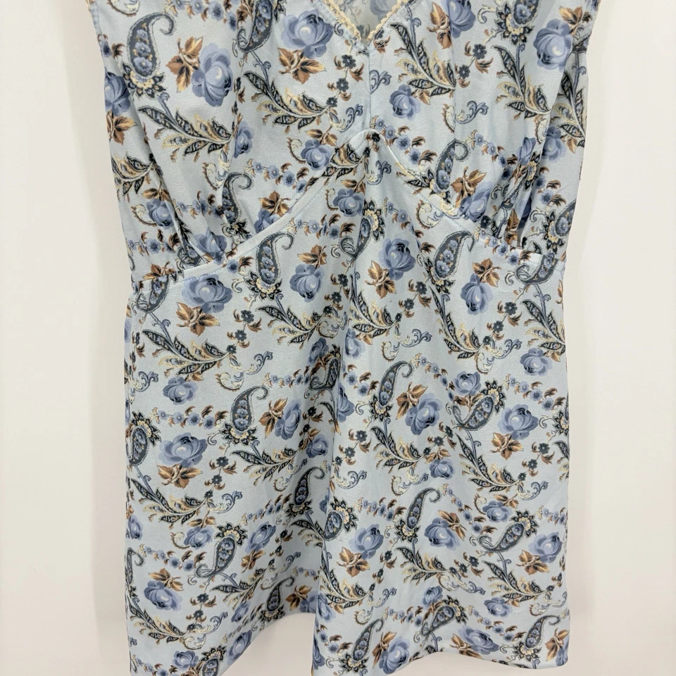 Top Babydoll vintage Y2K para mujer grande floral festival de hadas atado casa de campo años 90 Foto 3 de 4