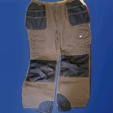 Caterpillar Work Pants CAT Trademark CARGO Tool Pocket Work Pants 36 32