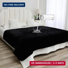 Waterproof Blanket, Leakproof Sherpa Throw, 80"x60"  Leakproof TPU Waterproof B