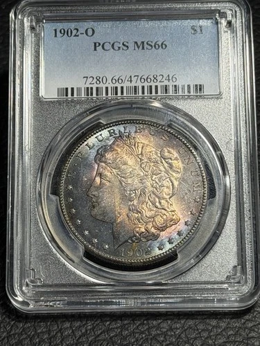 1902-O PCGS MS66 Morgan Silver Dollar - Double Sided Monster Toner 🤩🔥