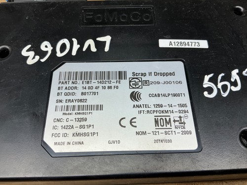 E1BT14D212FE COMFORT MODULE FORD FOCUS NOM121SCT12009 - Picture 7 of 7