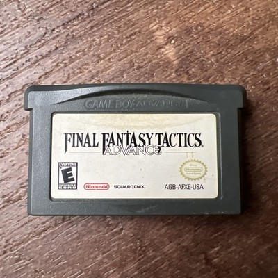 Final Fantasy Tactics Authentic Saves RPG Nintendo Game Boy Advance GBA TESTED
