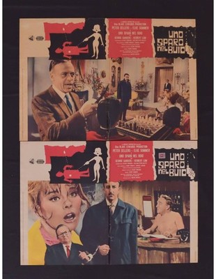 fotobuste UNO SPARO NEL BUIO Shot Dark Blake Edwards peter sellers F140