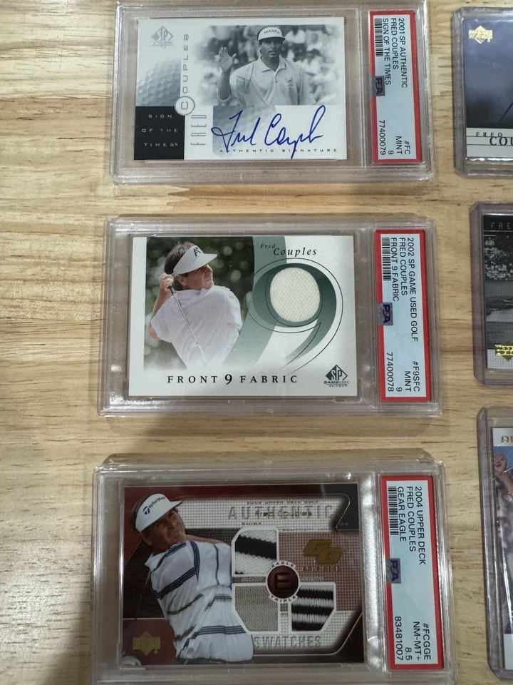 Upper Deck SP Fred Couples Card Collection PSA And More! Sign Of The Times! - Image 2 of 4