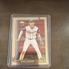 Topps2025 Pro Debut Chrome Carson Williams Montgomery Biscuits PDC-127