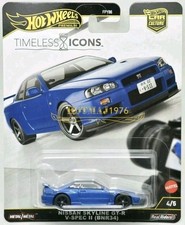 HOT WHEELS NISSAN SKYLINE GT-R V-SPEC - TIMELESS ICONS - CAR CULTURE 4/5🔥2026🔥