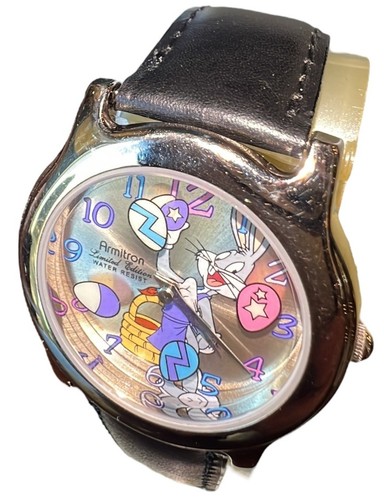 Warner Bros Bugs Bunny Easter egg watch Armitron Limited edition Hong Kong New - Picture 4 of 13