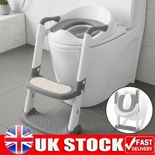 Potty Training Toddler Toilet Seat Adjustable 2 in 1 Potty Toilet with Ladder