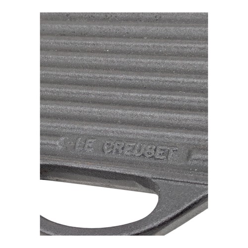 Le Creuset Cast Iron Grill Griddle 18.5”x 9” - Picture 4 of 18