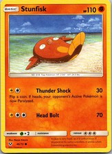 Stunfisk 46/73 SHL Shining Legends NM Pokemon