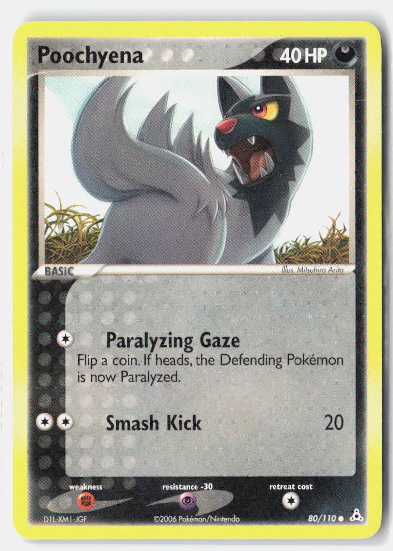 Pokemon tcg EX Holon Phantoms Poochyena Lightly played