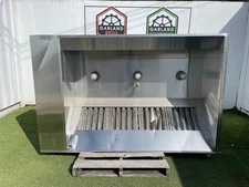 Captiveaire Systems 5424 ND-2, 6' Commercial Exhaust Hood - Stainless Steel