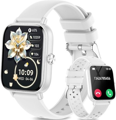 Smartwatch Herren Damen mit Telefonfunktion Armbanduhr für iOS Android Outdoor