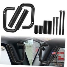 Front Grab Bar Grab Handles, Front Grab Handle Kit Black Textured Compatible