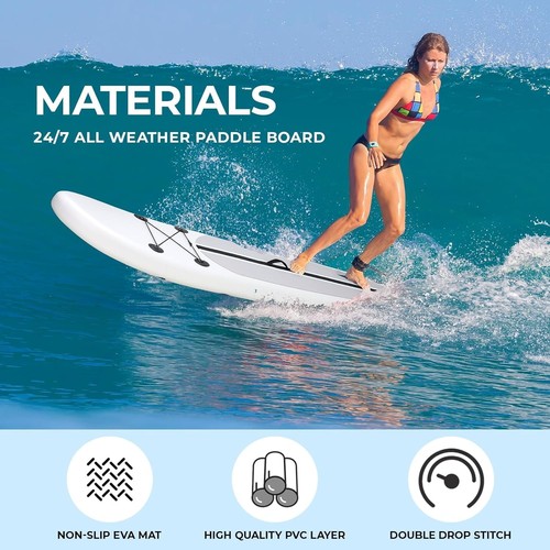 Juego completo tabla de surf SUP Stand Up Paddle Board 305 cm a 200 kg inflable - Imagen 33 de 44