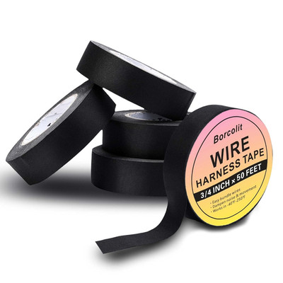 High Temp Self-Adhesive Wiring Harness Tape Durable Automotive Electrical Pro...
