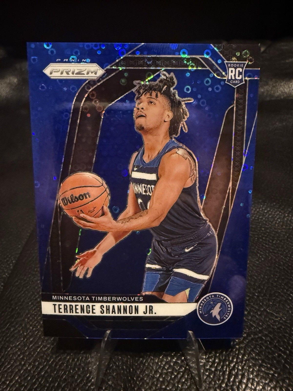 2024-25 Panini Prizm Fast Break Blue Disco Terrence Shannon Jr. /150 #224 RC