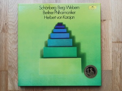 Schönberg Berg Webern - Herbert von Karajan - 4LP Box - 1974 Ungespielt Wie Neu