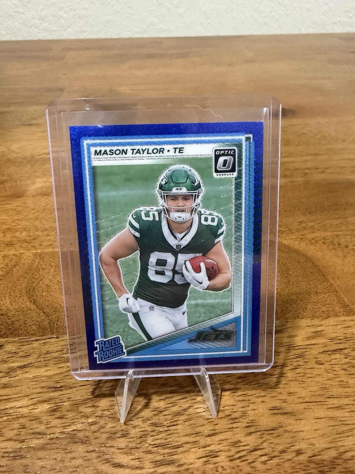 2025 Panini Optic - Rated Rookie Mason Taylor #274 Blue Glitter Prizm (RC)