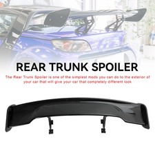 57145cm Universal Racing Gt Style Down Force Trunk Spoiler Wing Glossy Blk 8