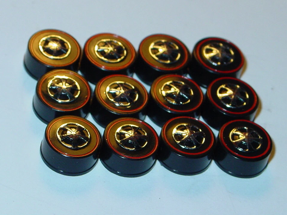 HOT WHEELS REDLINE REPRO HK RUEDA NEUMÁTICO Lote de 12 Estilo Rodamiento MEDIANO - ¡BONITO! Foto 2 de 2