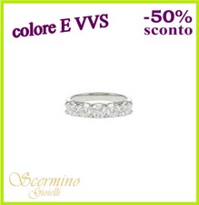 RIVIERA WHITE GOLD NATURAL DIAMOND AND VVS 2 CARAT CERTIFIED RING