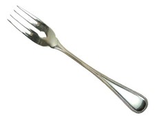 SWEDISH / Sweden Silver Plate Cutlery - BEAD - Fish Fork / Forks - 18 cm