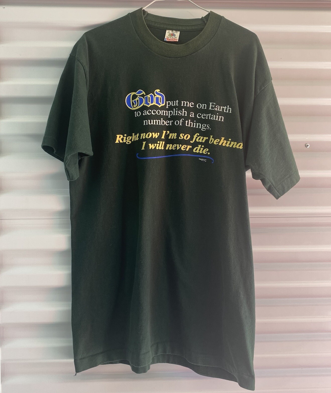 Vintage Religious T Shirt L Christian Tee Made In USA