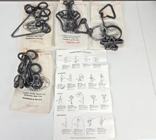 LOT OF 4 - Vintage Tavern Collection Metal Puzzles Difficult/Very Difficult