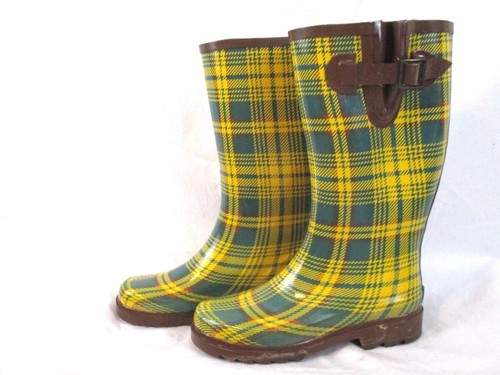 yellow chooka rain boots