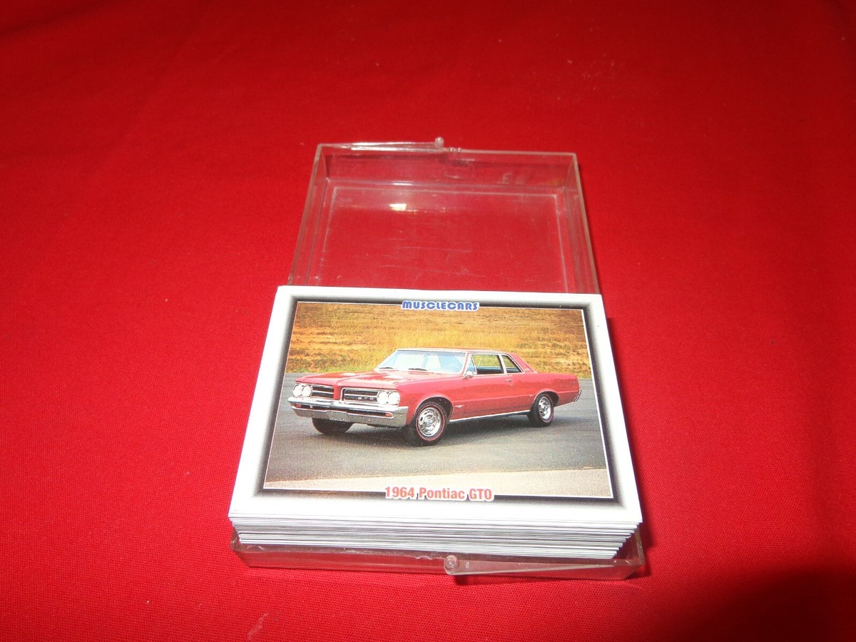 100 PIECE VINTAGE MUSCLE CARS - COLLECT A CARD SET COMPLETE MINT