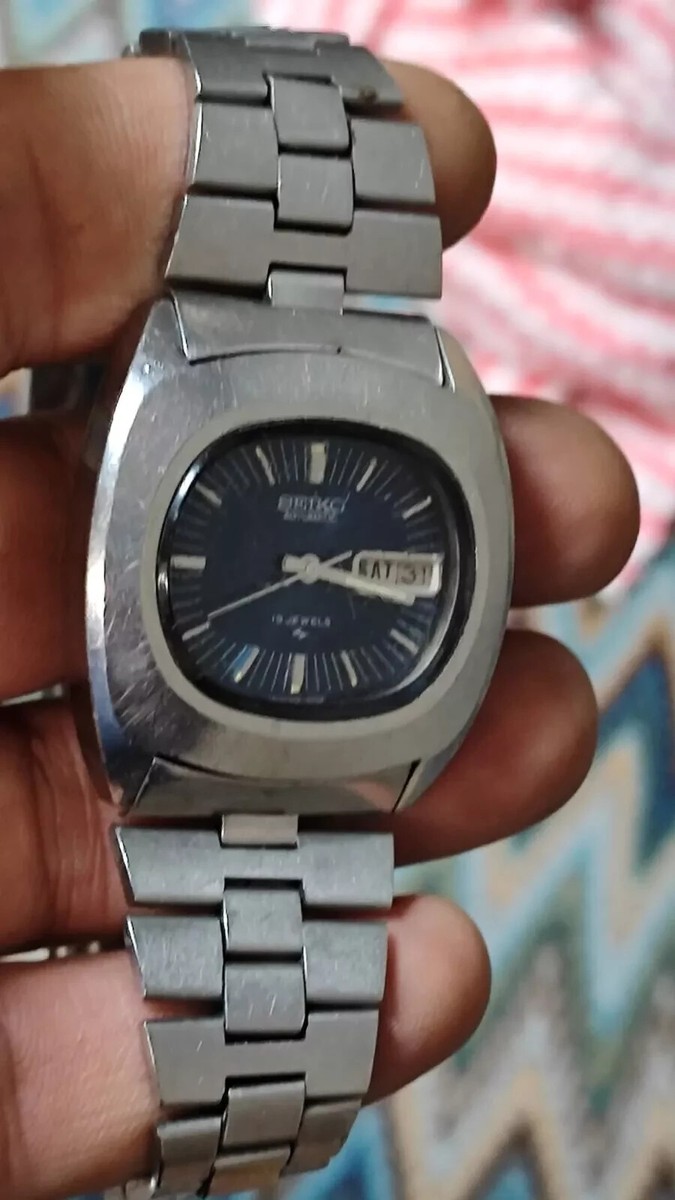 SEIKO 7006-5000 Men's Automatic Watch Blue Dial Working | eBay