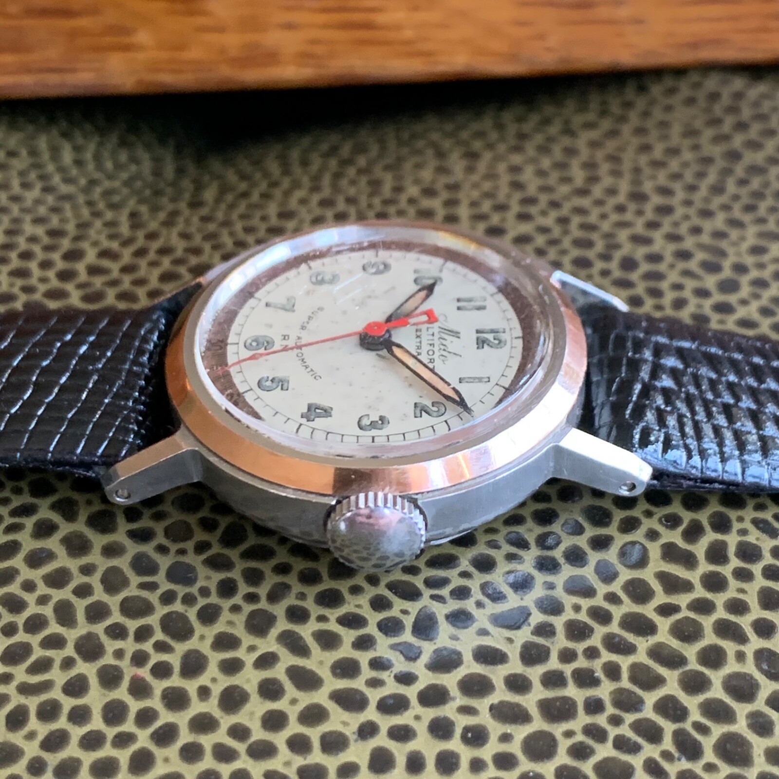Vintage Mido Multifort Extra Automatic Solid Gold… - image 3