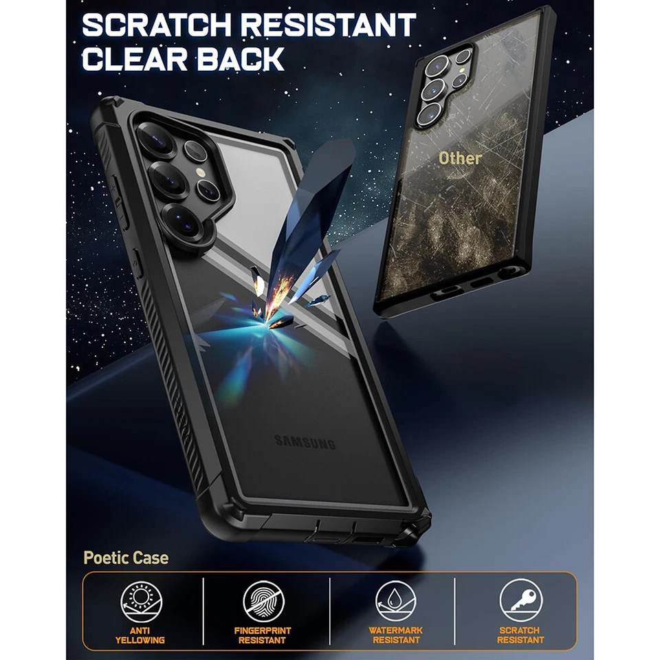 Funda Poética Integrada Pantalla Para Samsung Galaxy S25 Ultra 5G S25 Plus S25 Foto 4 de 4