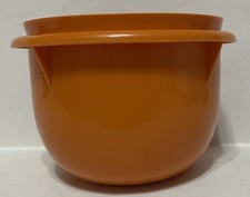 Vintage VTG Tupperware #270-5 Orange 5 Cup Mixing Bowl Replacement, Made In USA