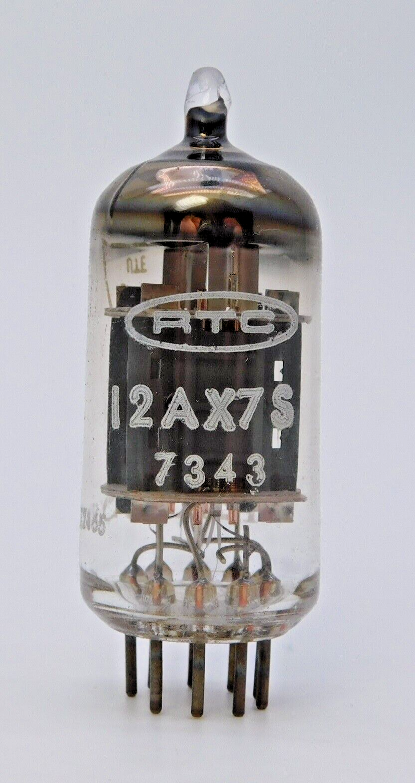 Tube Audio NOS RTC 12AX7 / ECC83 - Code FRS - Testé Fort, Neuf Ancien Stock (NOS)