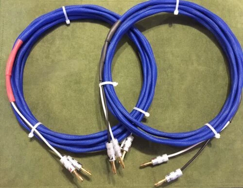 Belden Banana Male Home Audio Bi-Wire Speaker Cables