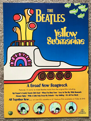 THE BEATLES - YELLOW SUBMARINE 1999 full page UK magazine ad 