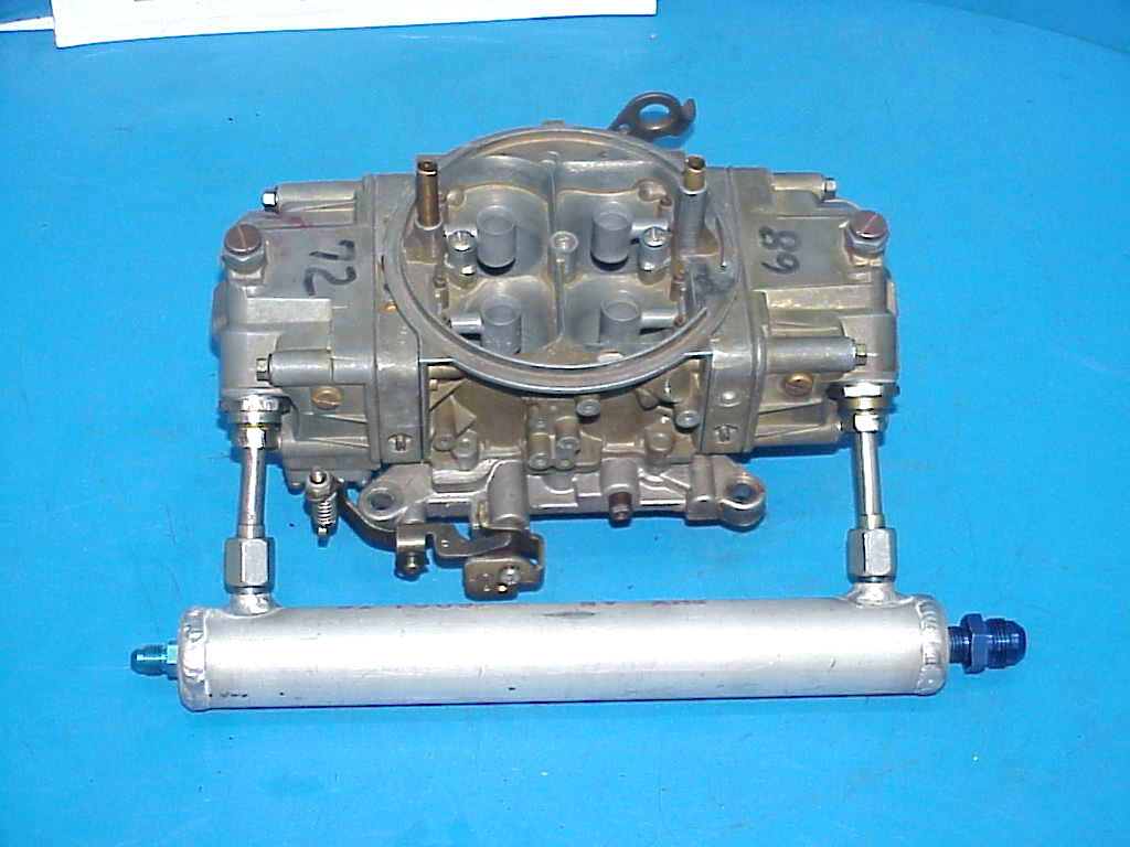 Competition Fuel Systems (CFS) Holley Racing Gas Carburetor & Fuel Log
