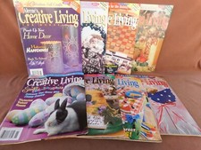 Lot of 8 - Aleene's Creative Living 1997 March, April, June, July, Sept, Oct, No