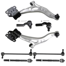 8Pcs For 2012-2016 FORD FOCUS C-MAX Front Lower Control Arm Ball Joints Sway Bar