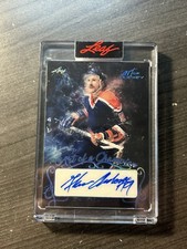 2021-22 Leaf Art of Hockey a Champion Blue /12 Glenn Anderson #AC-GA1 Auto Sh